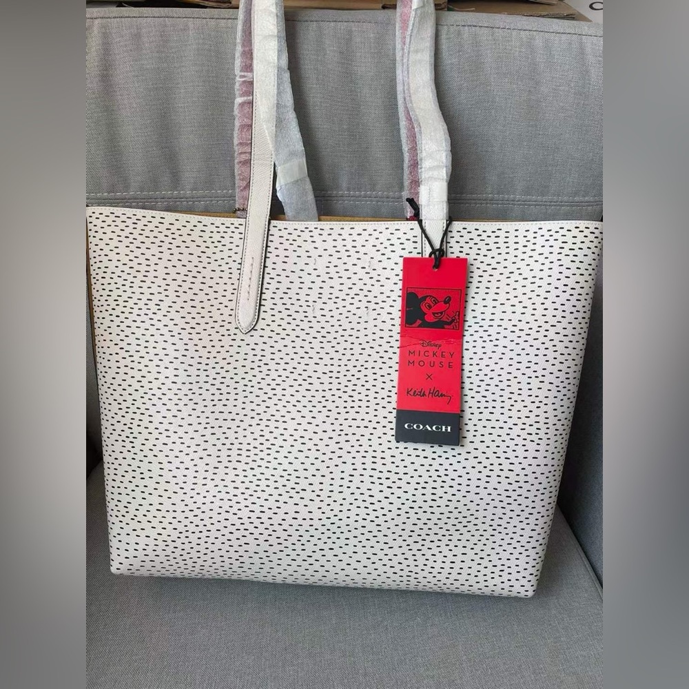 Coach Disney Mickey Mouse X Keith Haring Tote, C0895 - Picture 4 of 8